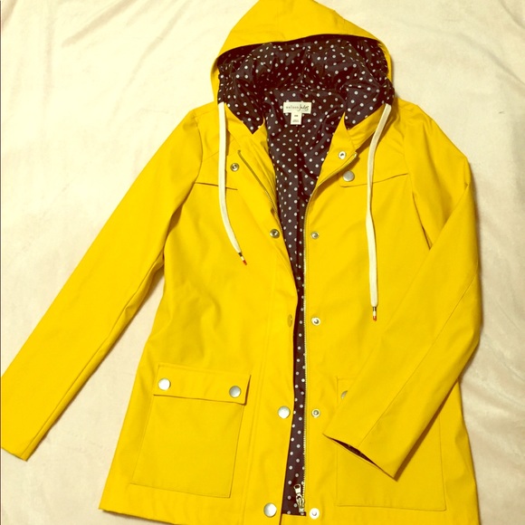 Coats | Adorable Yellow Rain Jacket Xxs 